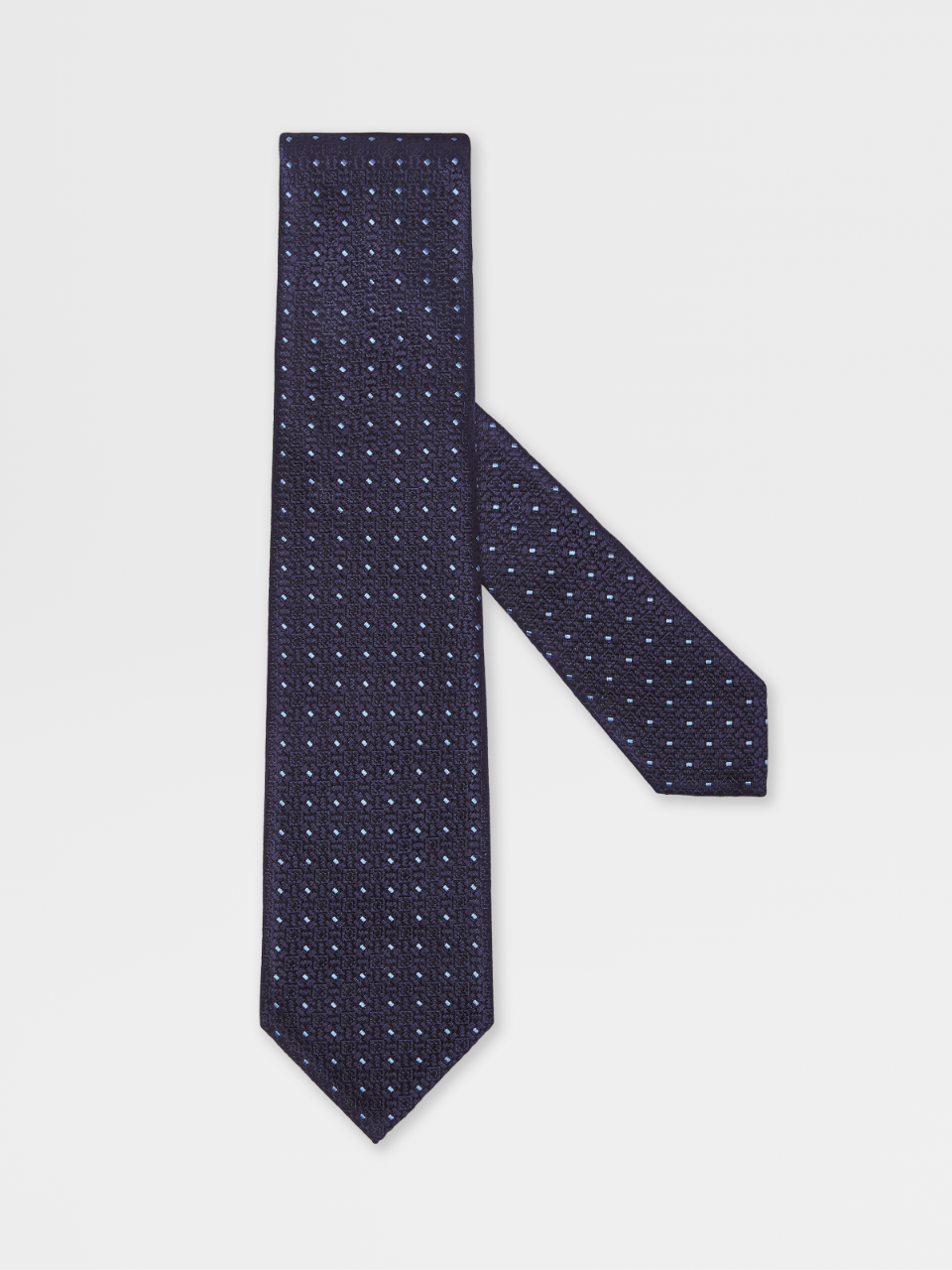5pieghe Blue Silk Tie